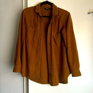 Madewell: Rich-brown Flannel Button-down
